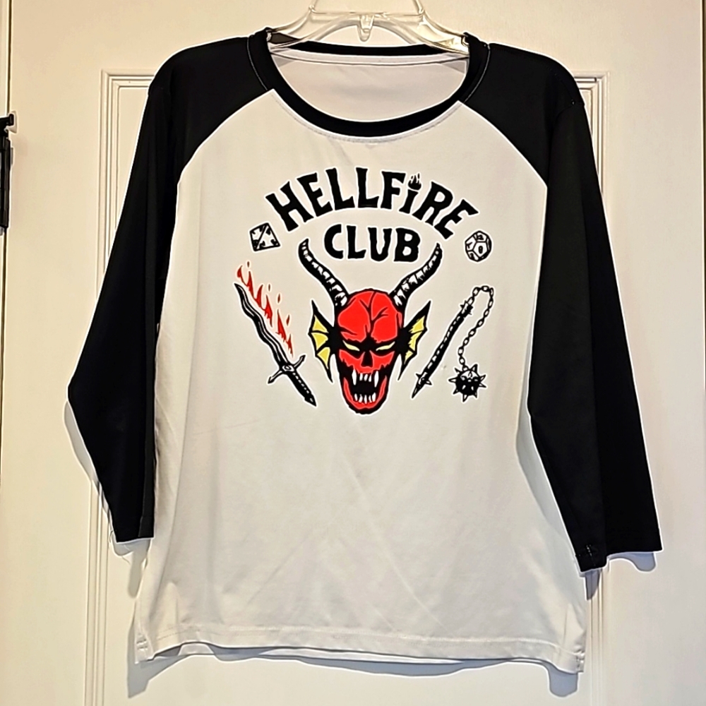 Stranger Things Hellfire club shirt